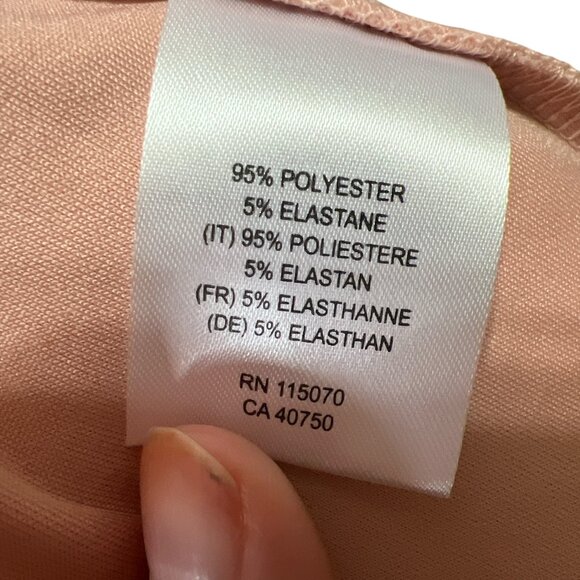 Nina Leonard - Blush Pink - Long Open Front Cardigan - Size: Small - Picture 3 of 4